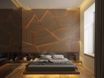 Декоративные Стены В Спальне Фото