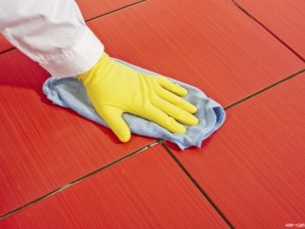 Отмыть швы плитки на полу
