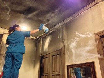 Как отмыть алюминиевый потолок