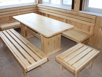 Деревянная мебель для бани. Выбираем мебель для бани: виды и дизайн