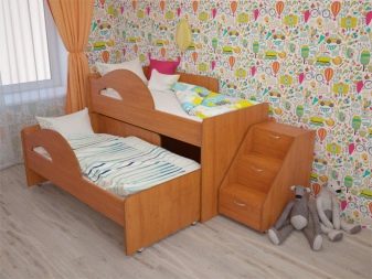 Выдвижная кровать для двоих детей