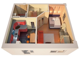 Планировка еврооднокомнатной квартиры 22 фото проекты и советы по планировке дизайн еврооднокомнатной квартиры
