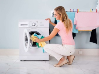 Как отмыть стиральную машину резинку