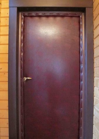 Обивка Двери Дермантином Фото
