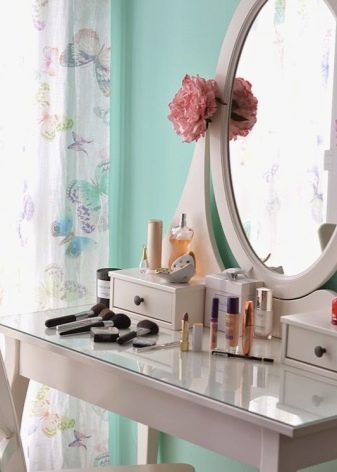 Столик для макияжа с зеркалом с подсветкой икеа