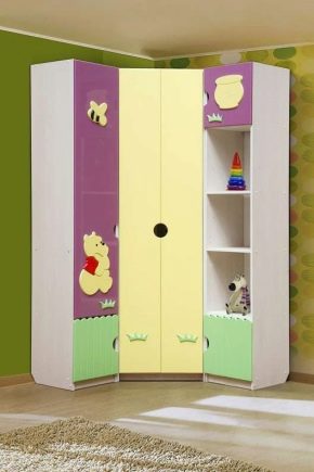 Угловые шкафы в детскую комнату