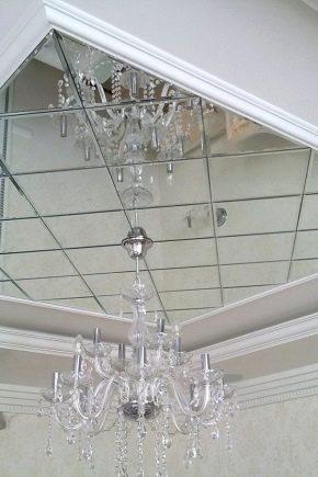 Зеркальный потолок в дизайне интерьера