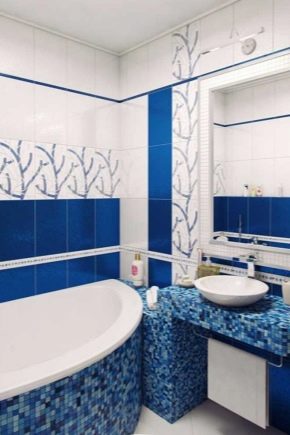 Ванная Комната В Синих Тонах Дизайн Фото
