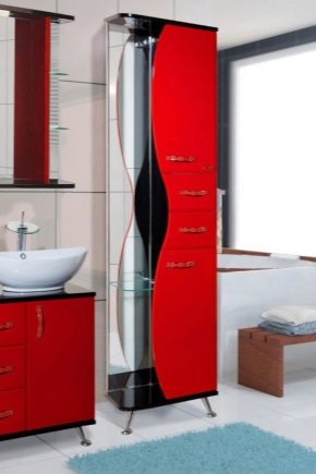 Напольные шкафы в ванную комнату: виды и советы по выбору