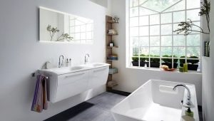 Европейская мебель для ванной комнаты: разнообразие моделей