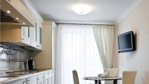 Советы по выбору штор в гостиную-кухню