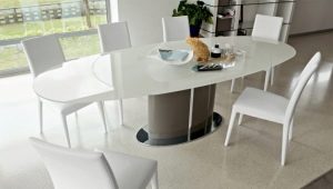 Кухонные овальные столы: особенности, виды, советы по выбору