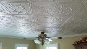 Как и чем покрасить потолочную плитку из пенопласта на кухне?