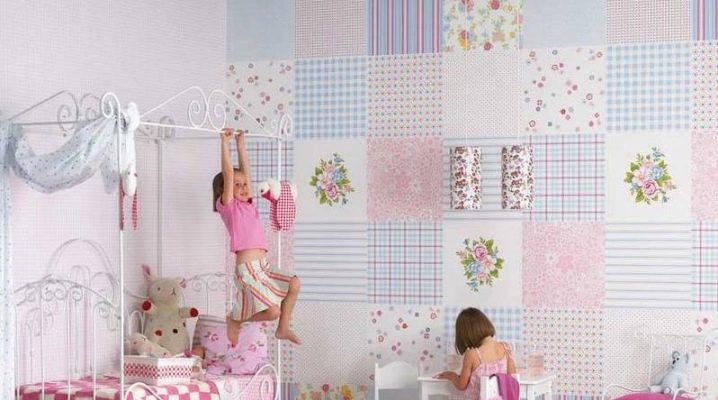 Комбинированные обои для детской комнаты (44 фото): как скомбинировать обои