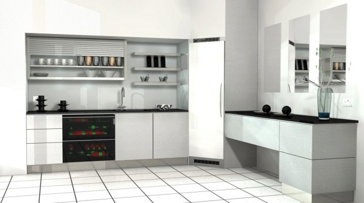 Кухня Дизайн Фото Угловые Холодильником