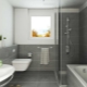 Серая плитка в ванной: размеры, цветовые оттенки и идеи дизайна