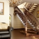 Особенности лестниц из массива дерева и дизайн в интерьере частного дома 