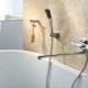 Варианты моделей и устройство смесителей для ванны с длинным изливом
