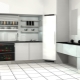 Особенности дизайна угловой кухни с холодильником 
