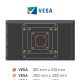 Что такое размеры и стандарты VESA в телевизоре, что обозначают и для чего используются? 