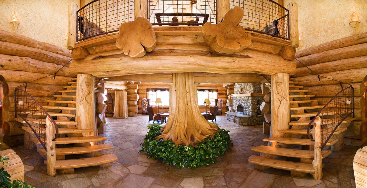 Дизайн Деревянного Дома Из Бревна Внутри Фото
