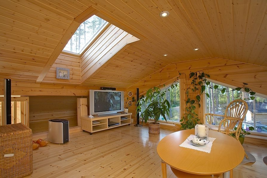 Дизайн дома с низким потолком