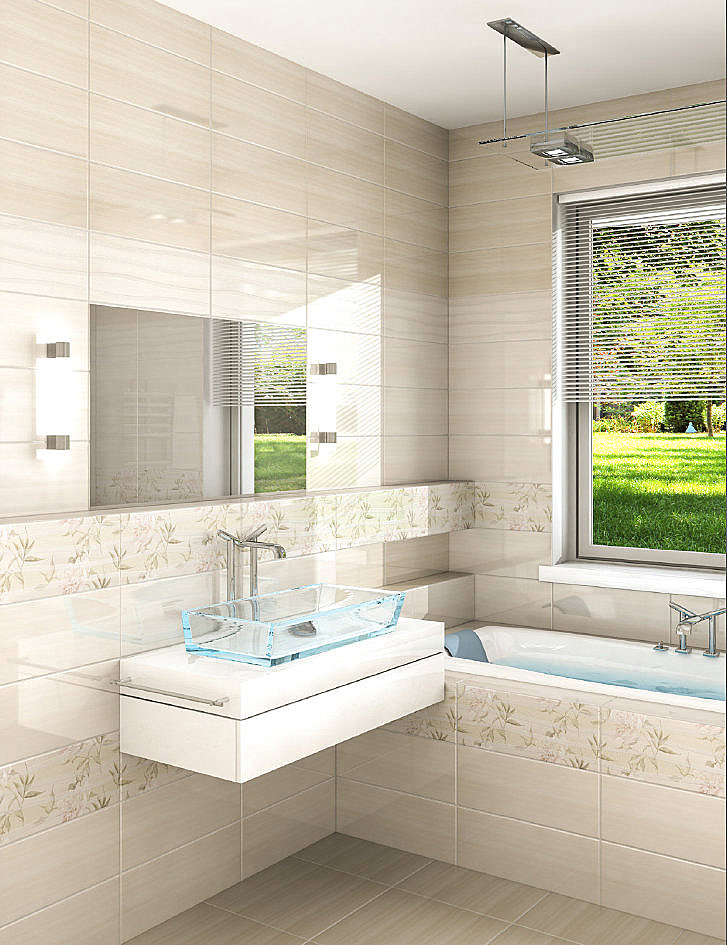 Коричневая плитка для ванной: особенности и варианты дизайна