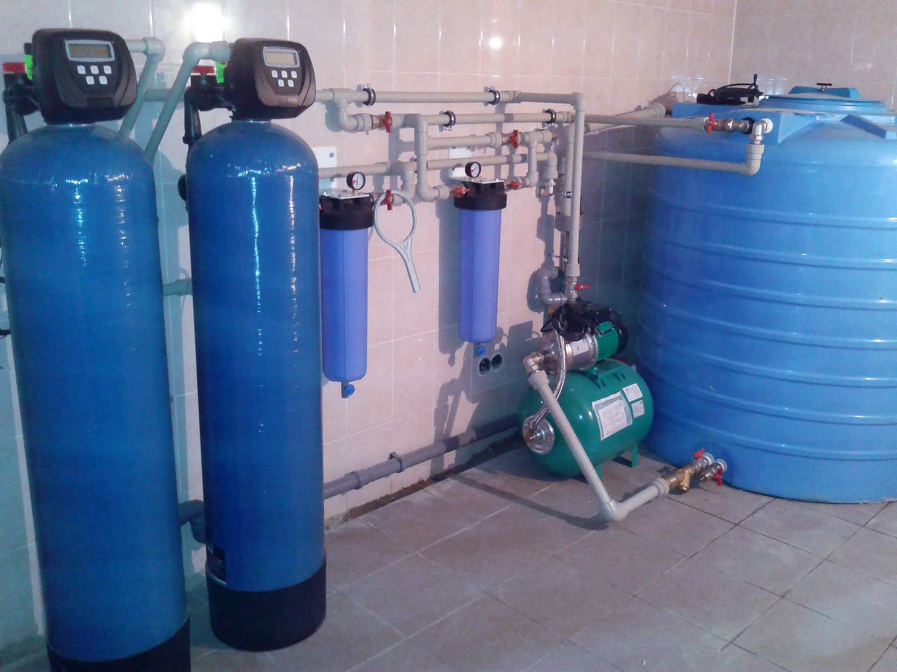 Система очистки воды с накопительным баком для воды 500л