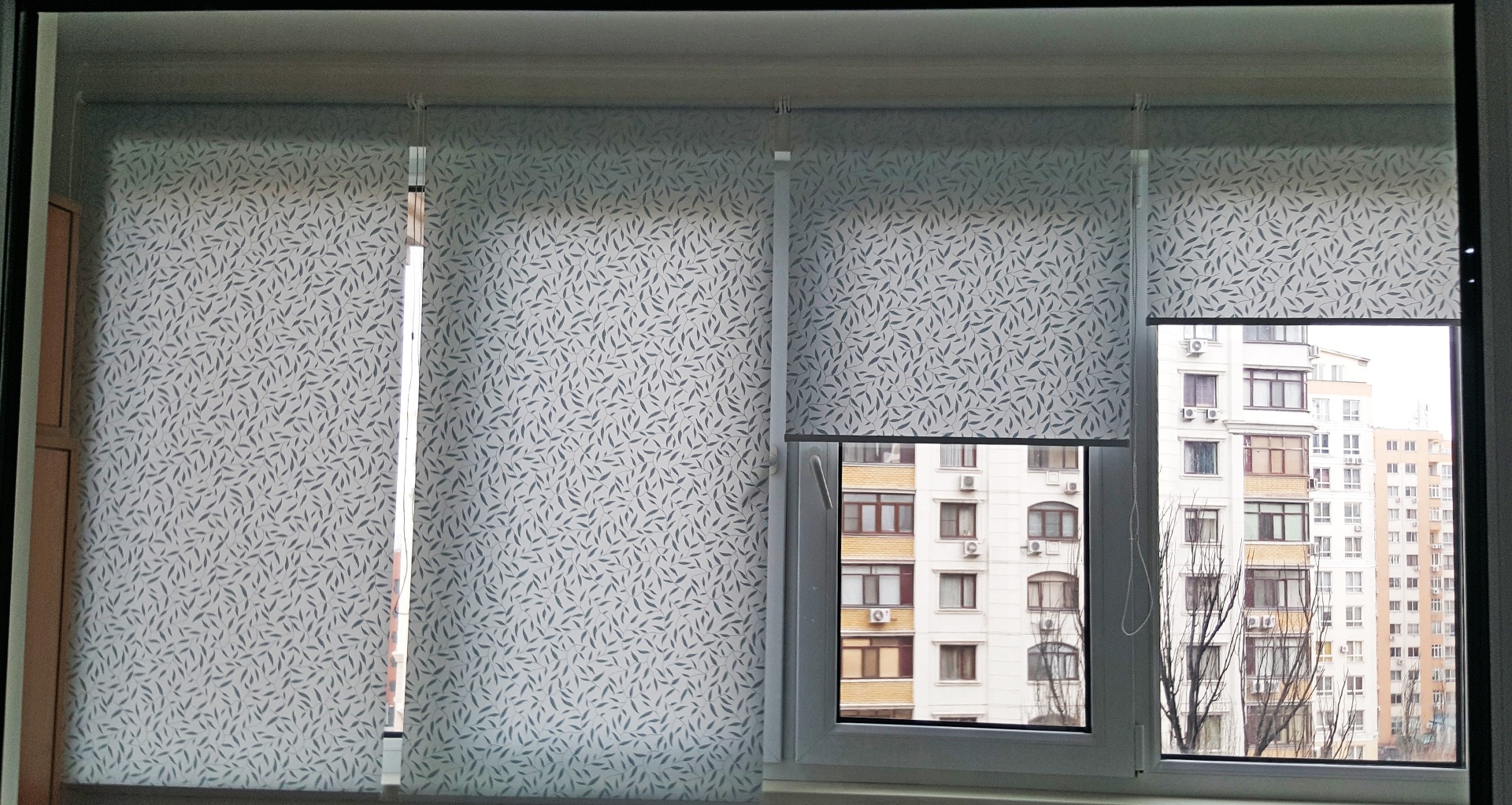 Обойные шторы на окна