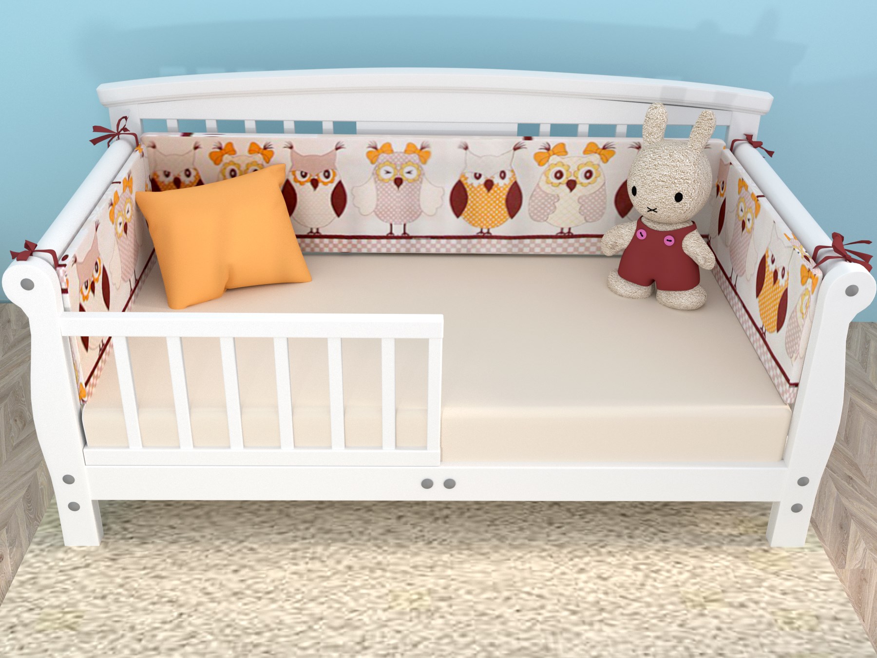 кровать для ребенка 1 года с бортиками