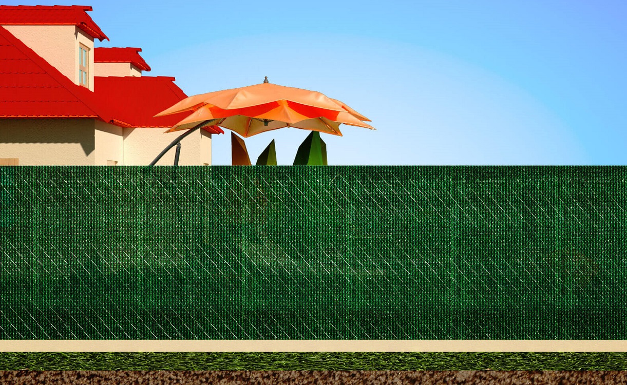 Фасадная сетка для забора на даче (45 фото): строительная зеленая и .