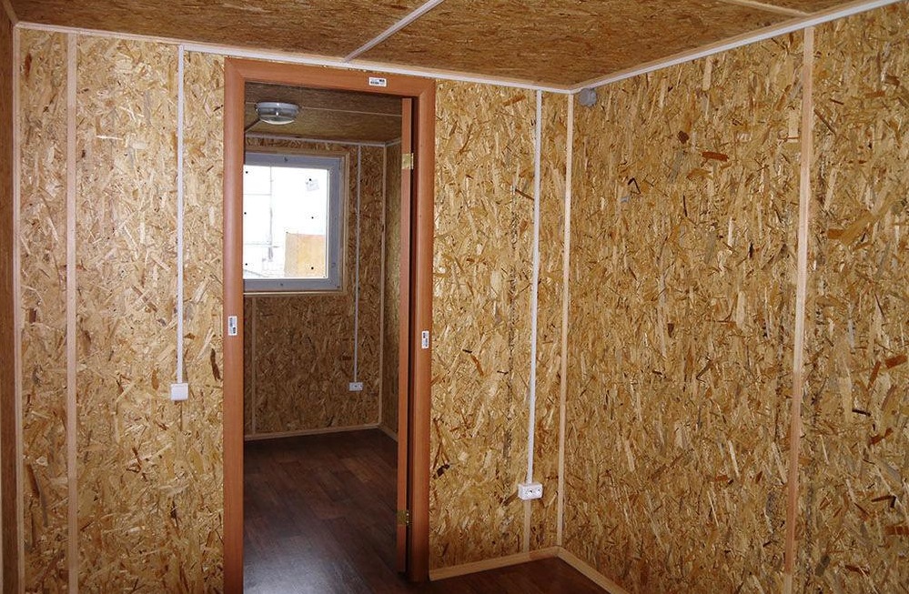 Обшивка стен осб внутри дома фото