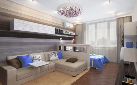 Dizajn spavaće sobe-dnevnog boravka od 14 četvornih metara. m: kako stvoriti udobnost u sobi