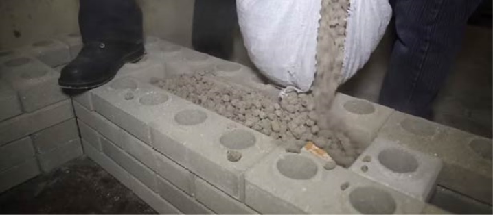 Керамзит для термоизоляции стены из лего кирпича