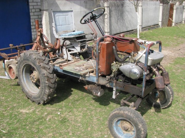 Самодельный трактор из Жигулей: как сделать рулевую из ОКИ своими руками, самоделки с коробкой ВАЗ, мосты УАЗ своими руками