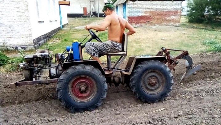 самодельный трактор переломка своими руками