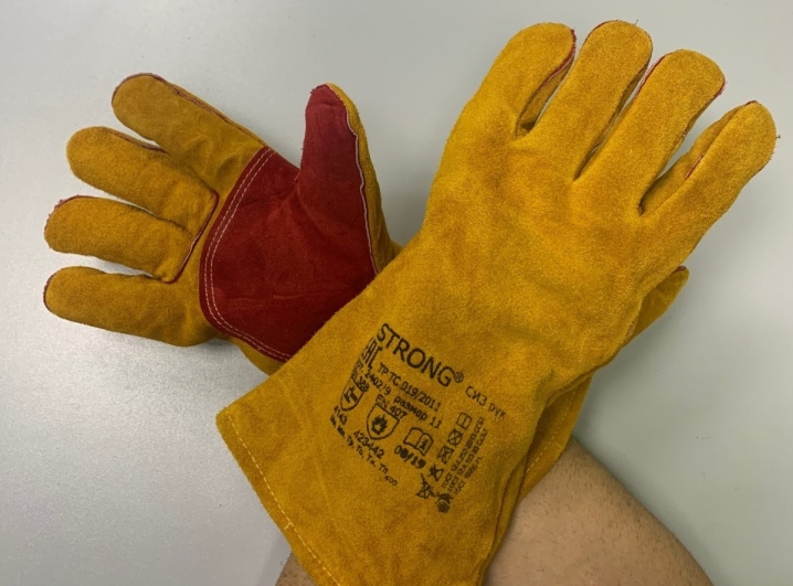 Спилковые комбинированные перчатки: обзор утепленных перчаток типа .
