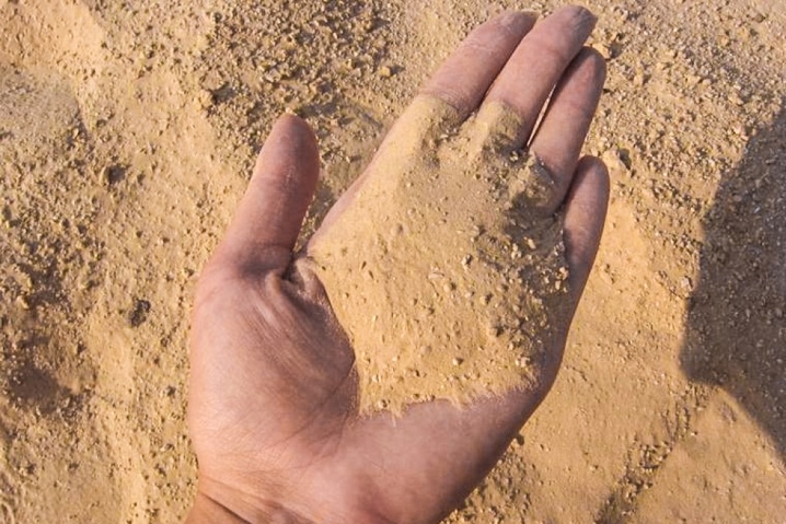 ​Песок - важный строительный материал