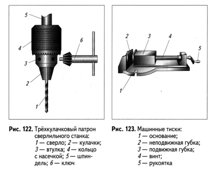 Чертеж дрели