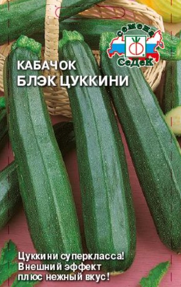 Кабачок Блэк цуккини: описание и характеристики сорта, особенности ...