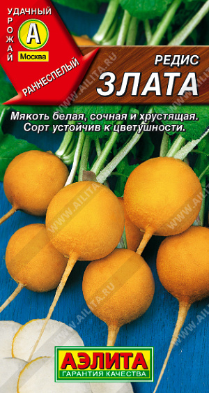 Редис Злата: описание и характеристики сорта, особенности посадки и ...