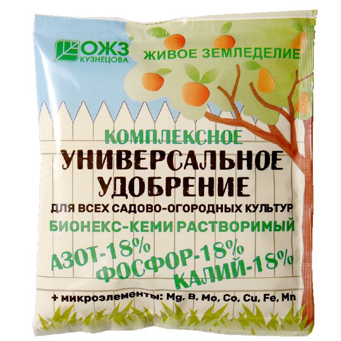 Удобрение Бионекс-Кеми растворимый 18:18:18: инструкция по применению и ...