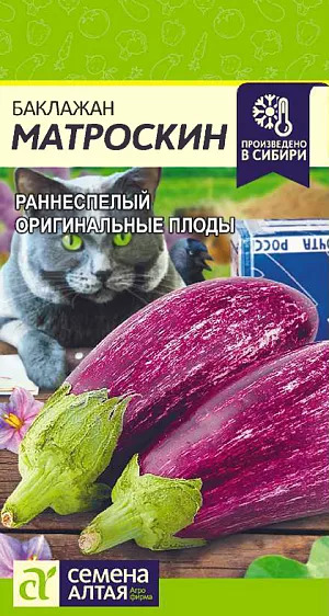 Баклажан Матроскин: описание и характеристика сорта, агротехника ...