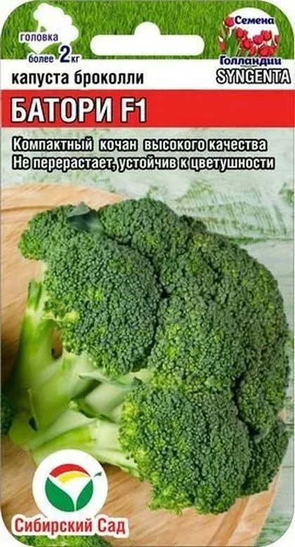 Капуста брокколи Батори F1: описание и характеристики сорта ...