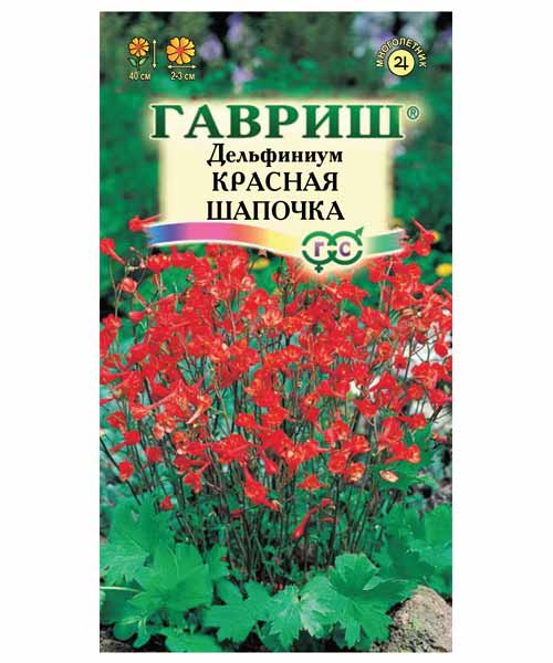 Дельфиниум Красная Шапочка: описание сорта, характеристики, агротехника ...