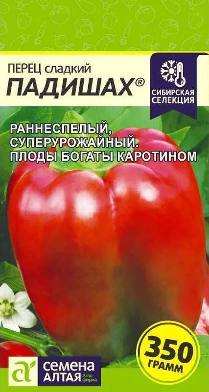 Перец Падишах: описание сорта, характеристика плодов, агротехника ...