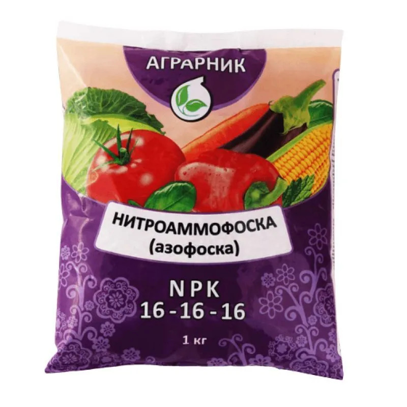 Нитроаммофоска: состав удобрения азофоска, инструкция по применению для ...