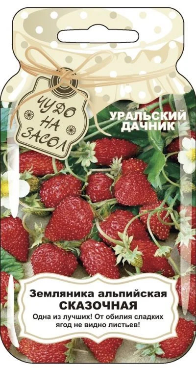 Клубника Сказочная альпийская: описание и характеристики сорта садовой ...
