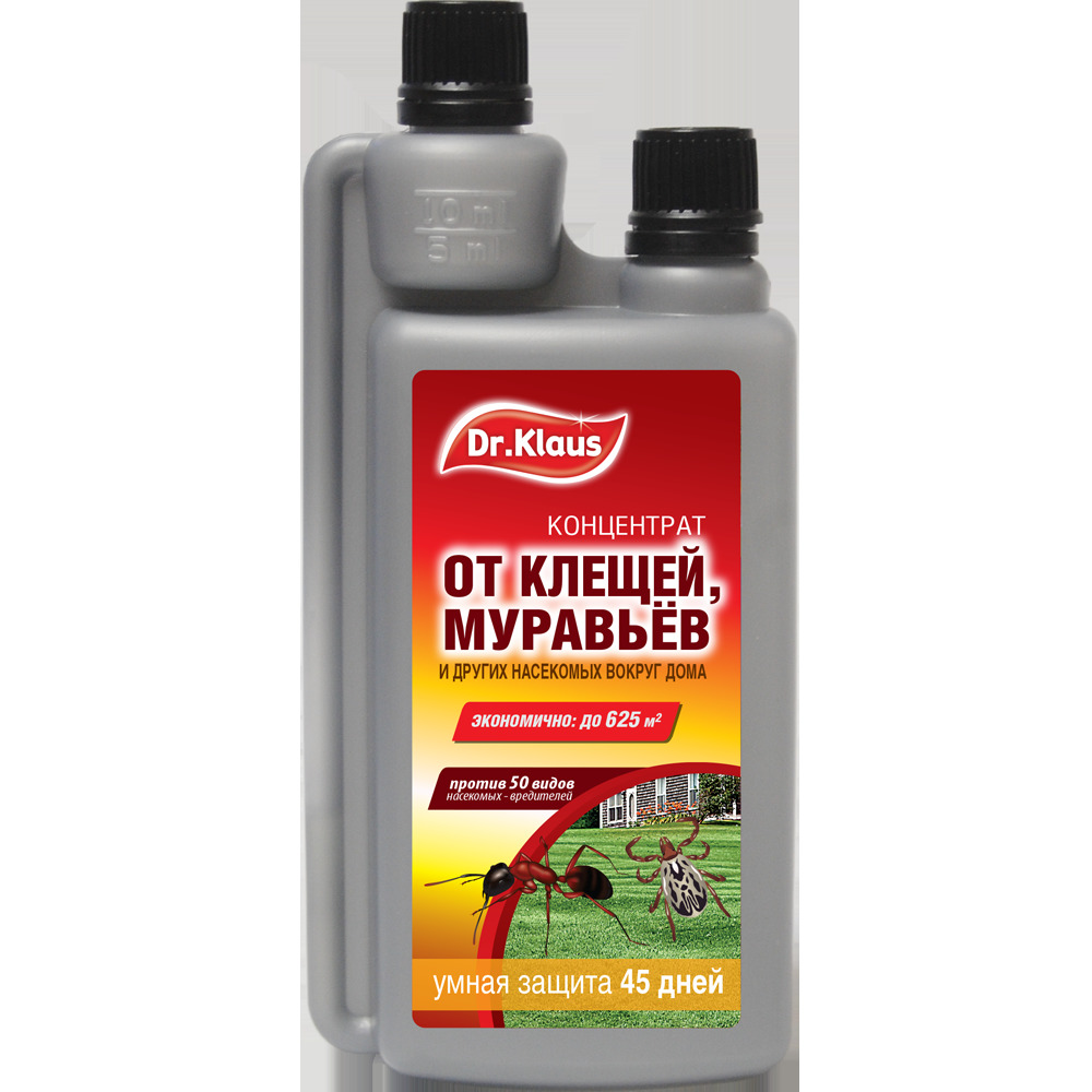 Препарат Доктор Клаус (Dr.Klaus) от муравьев и клещей: инструкция по ...