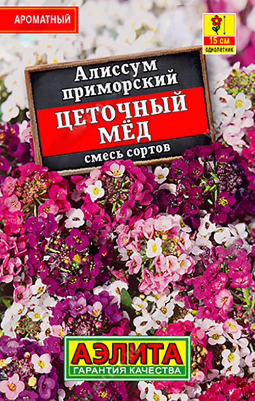 Алиссум Цветочный мед смесь: описание сорта, характеристики ...